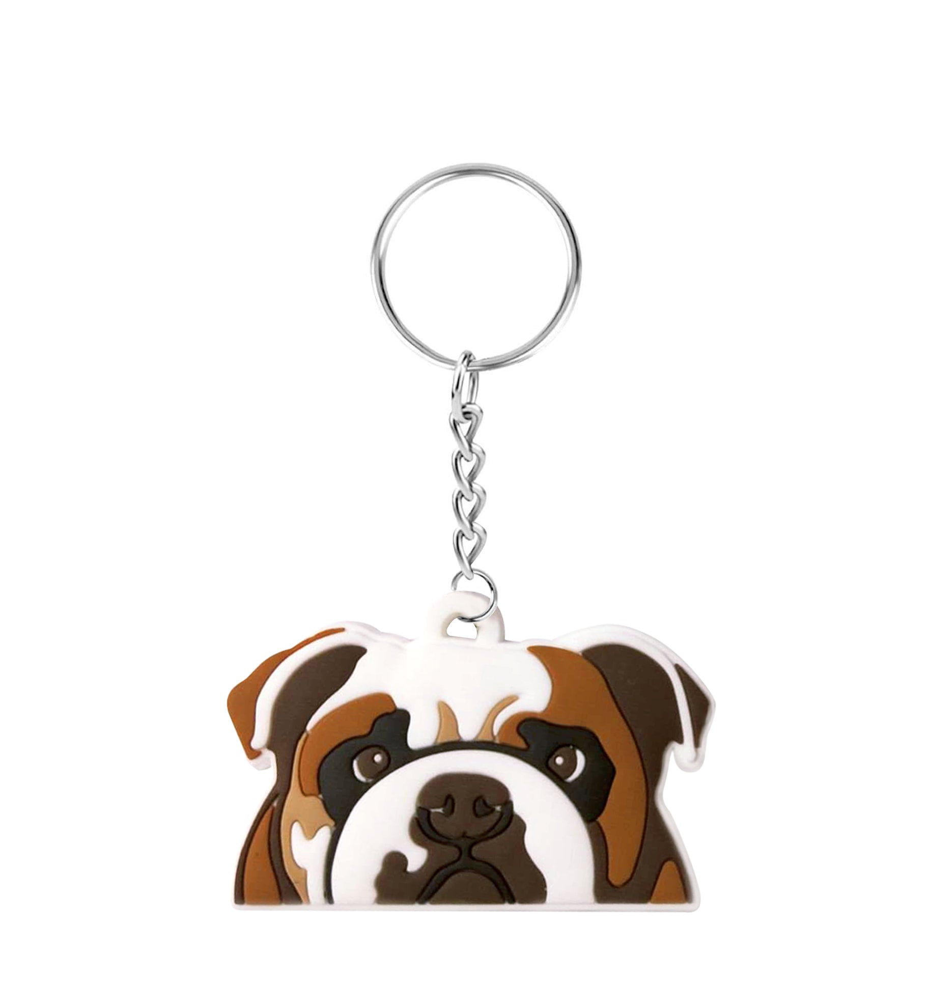 Rubber Decoration Accessories, French Bulldog Keychains